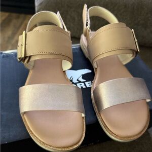 Sorel Ella III Slingback Women's Gold:Tan Sandals